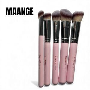 060 MAANGE Pink Makeup Brush Set